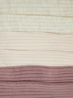 3-Pack Mixed Ribbed Tights|Primark New