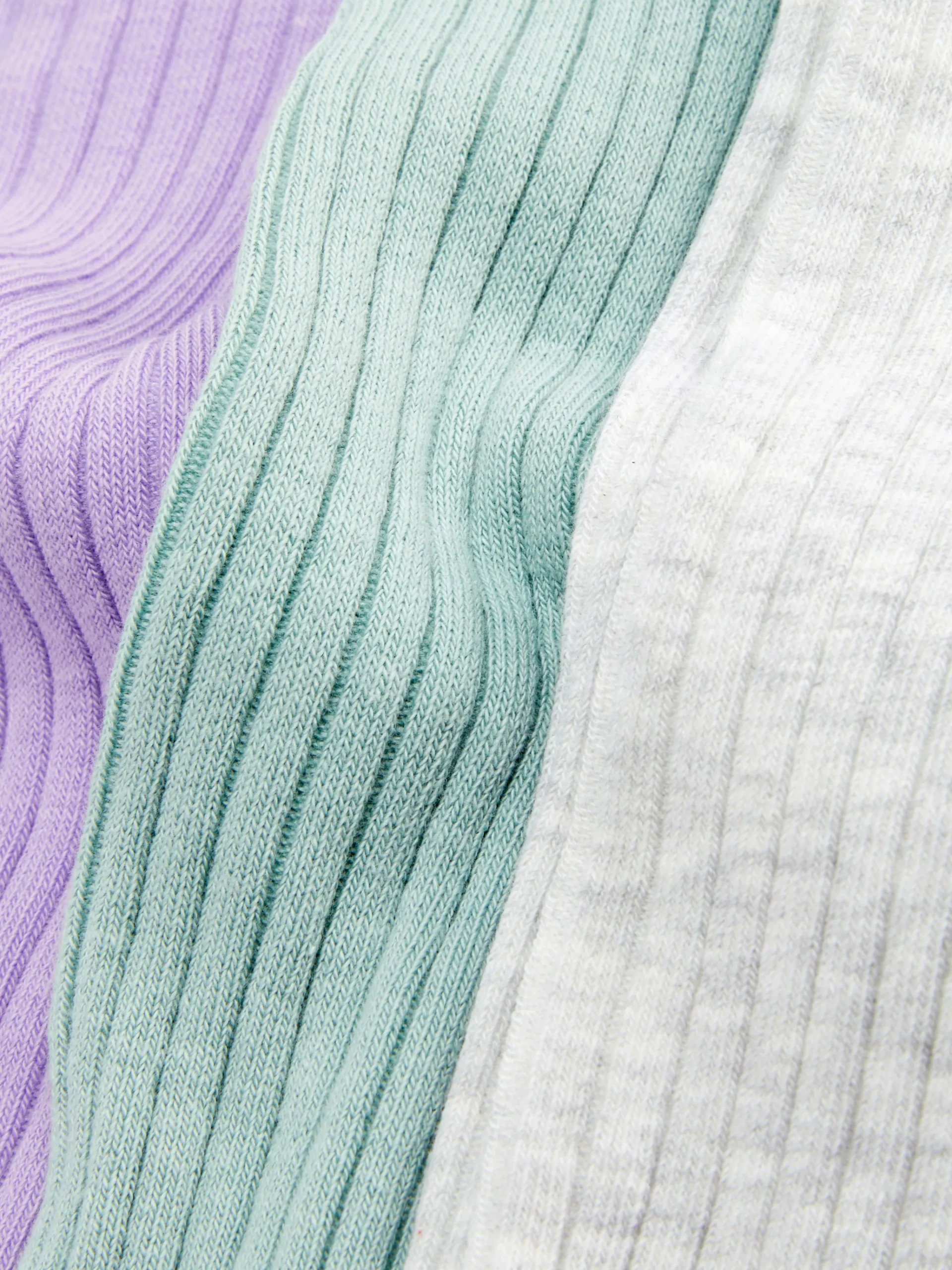 3-Pack Mixed Ribbed Tights|Primark