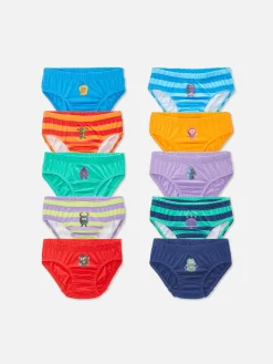 10-Pack Monster Briefs|Primark Outlet