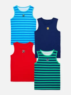 4-Pack Monster Graphic Tanks|Primark Sale