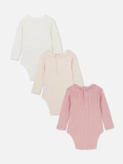 3-Pack Multi Bodysuits|Primark Clearance