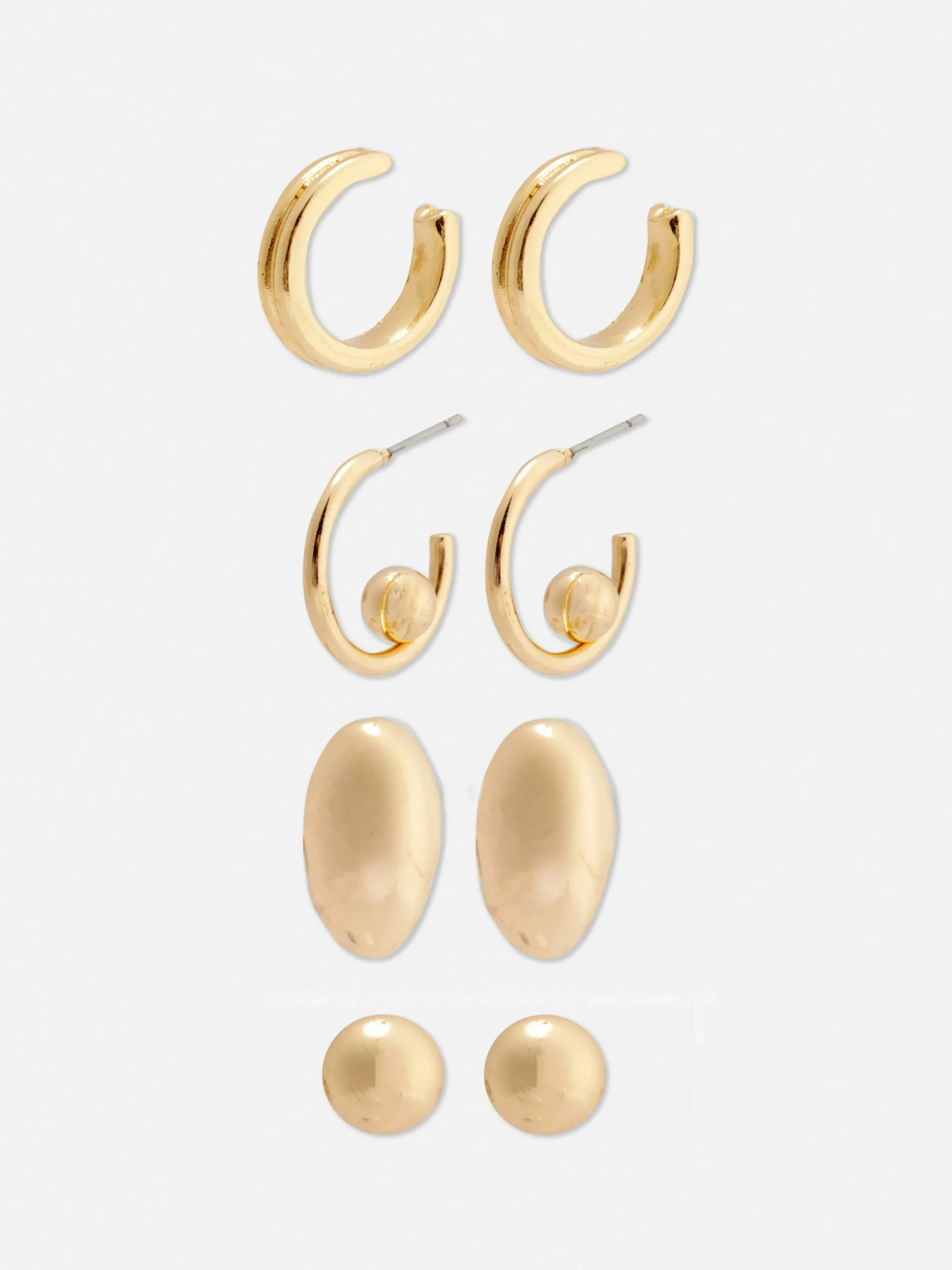 4-Pack Multi Earrings|Primark Outlet