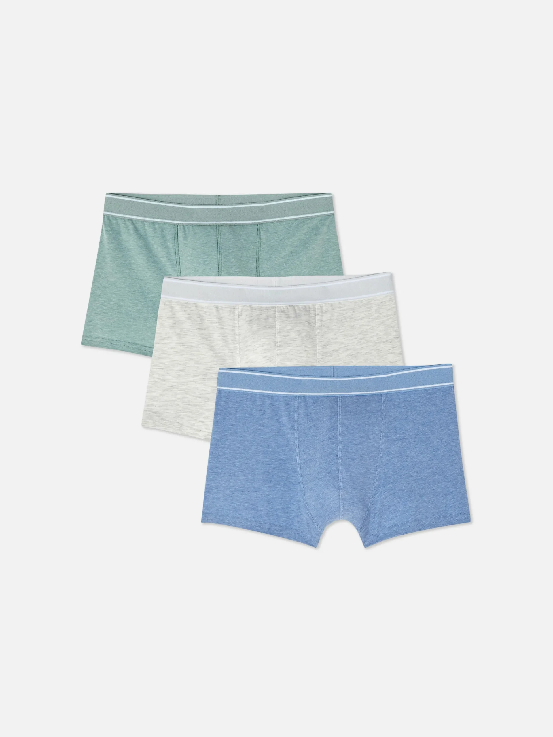 3-Pack Multi Heather Boxer Briefs|Primark