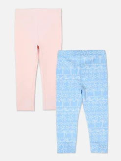 2-Pack Multi Leggings|Primark Hot