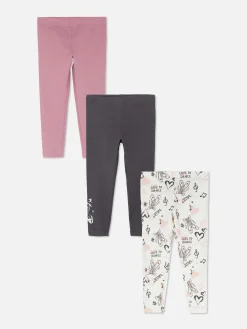 3-Pack Multi Print Leggings|Primark Sale