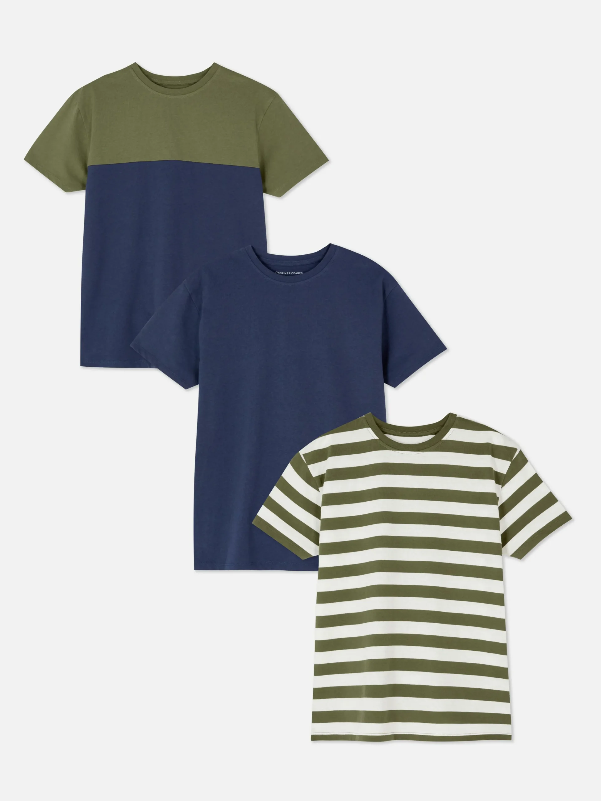3-Pack Multi Print T-Shirts|Primark Online