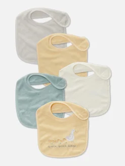 5-Pack Multi Terry Bibs|Primark Sale