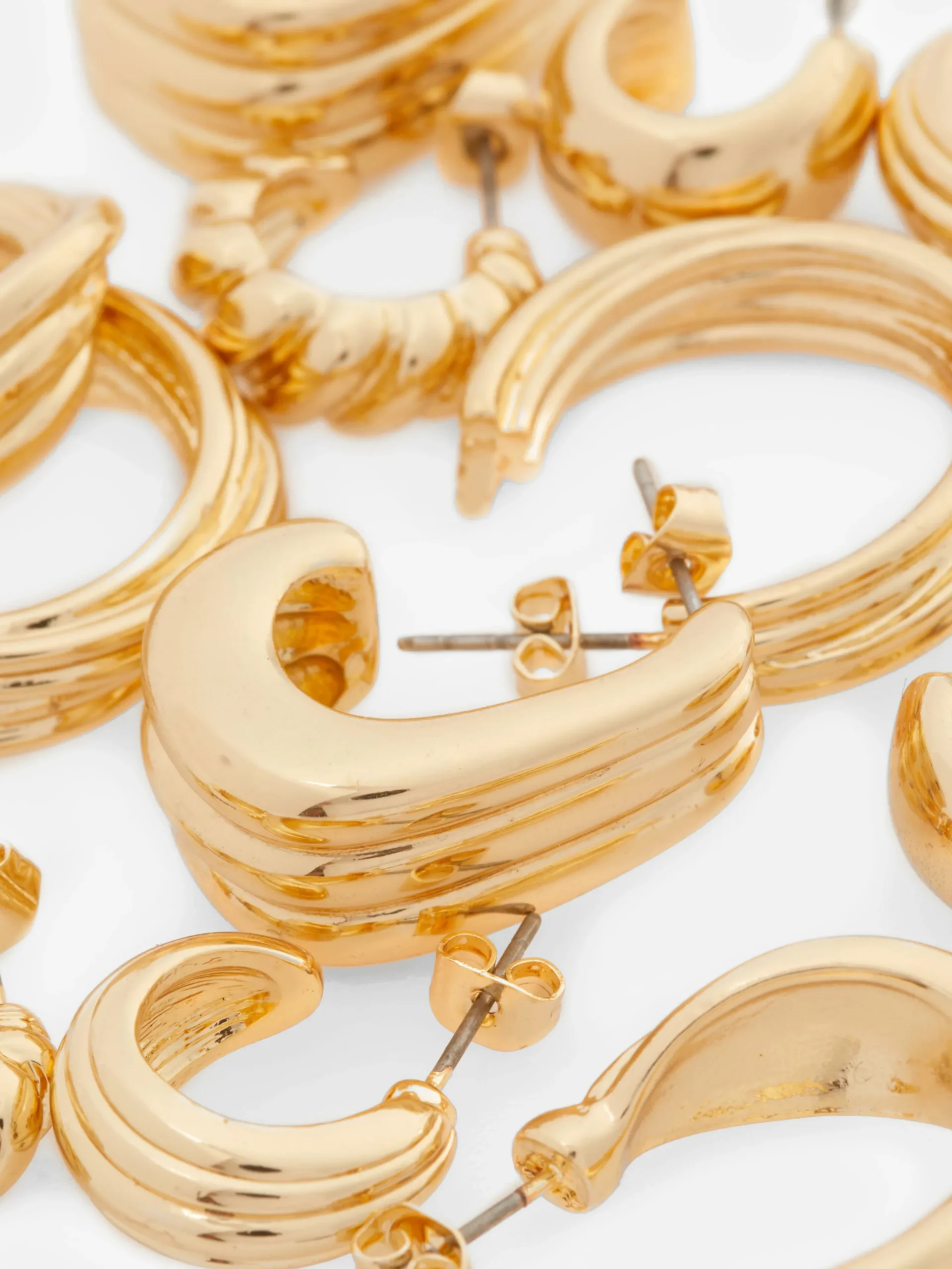 6-Pack Multi Twisted Hoop Earrings|Primark Sale