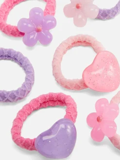 6-Pack Novelty Charm Hair Bands|Primark Discount