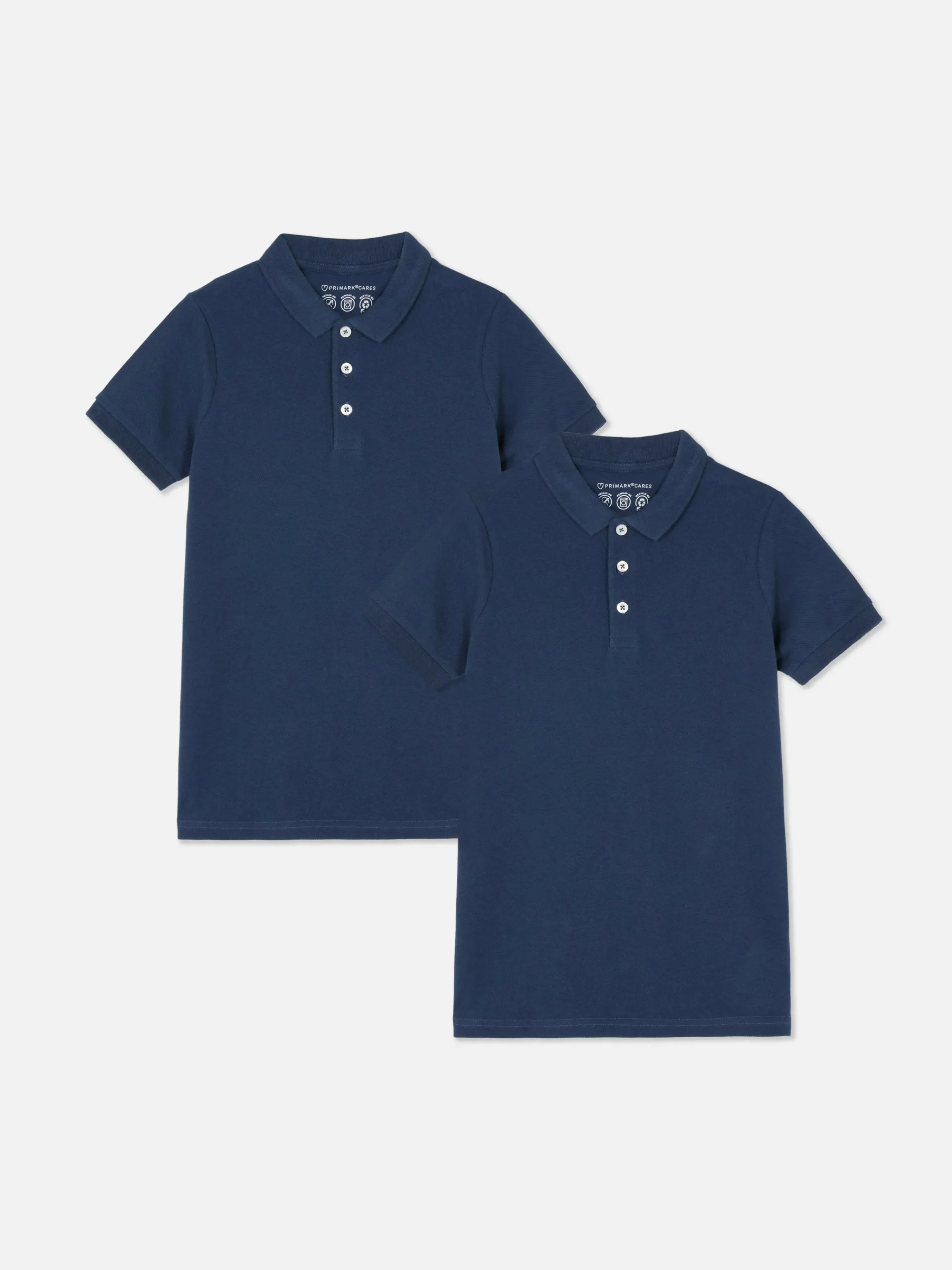 2-Pack Older Boy School Uniform Polo Shirts|Primark Clearance