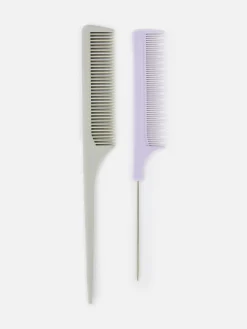 2-Pack Pin Tail Combs|Primark New