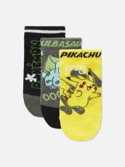 3-Pack Pokémon Sneaker Socks|Primark Best