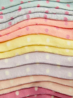 7-Pack Polka Dot Ankle Socks|Primark Discount