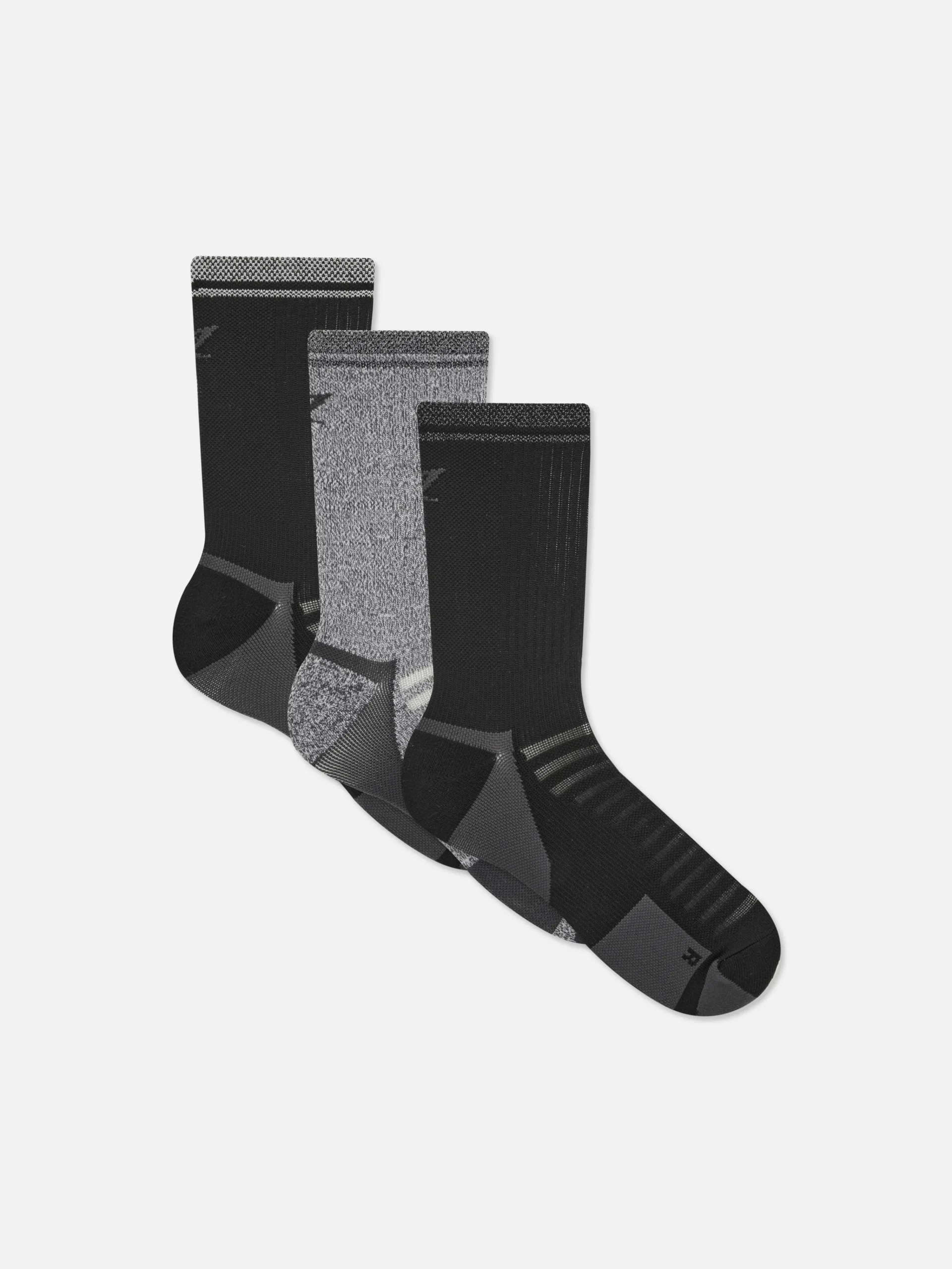 3-pack Reflective Sports Socks|Primark Clearance