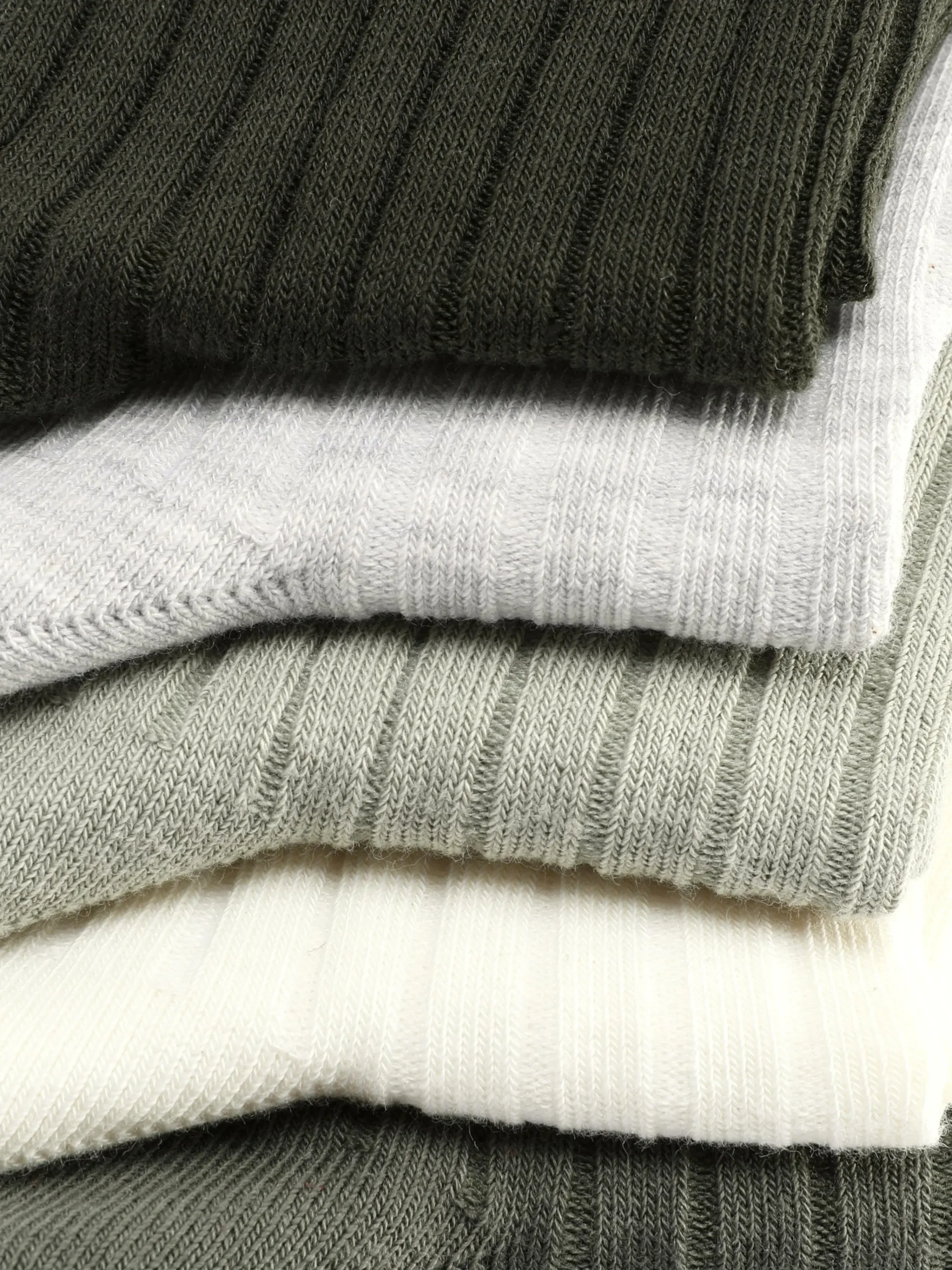 5-Pack Ribbed Crew Socks|Primark Clearance