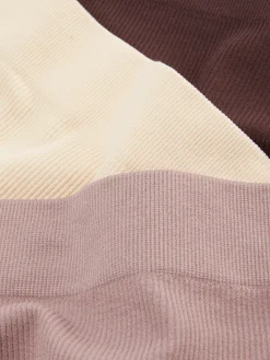 3-Pack Ribbed Thongs|Primark New