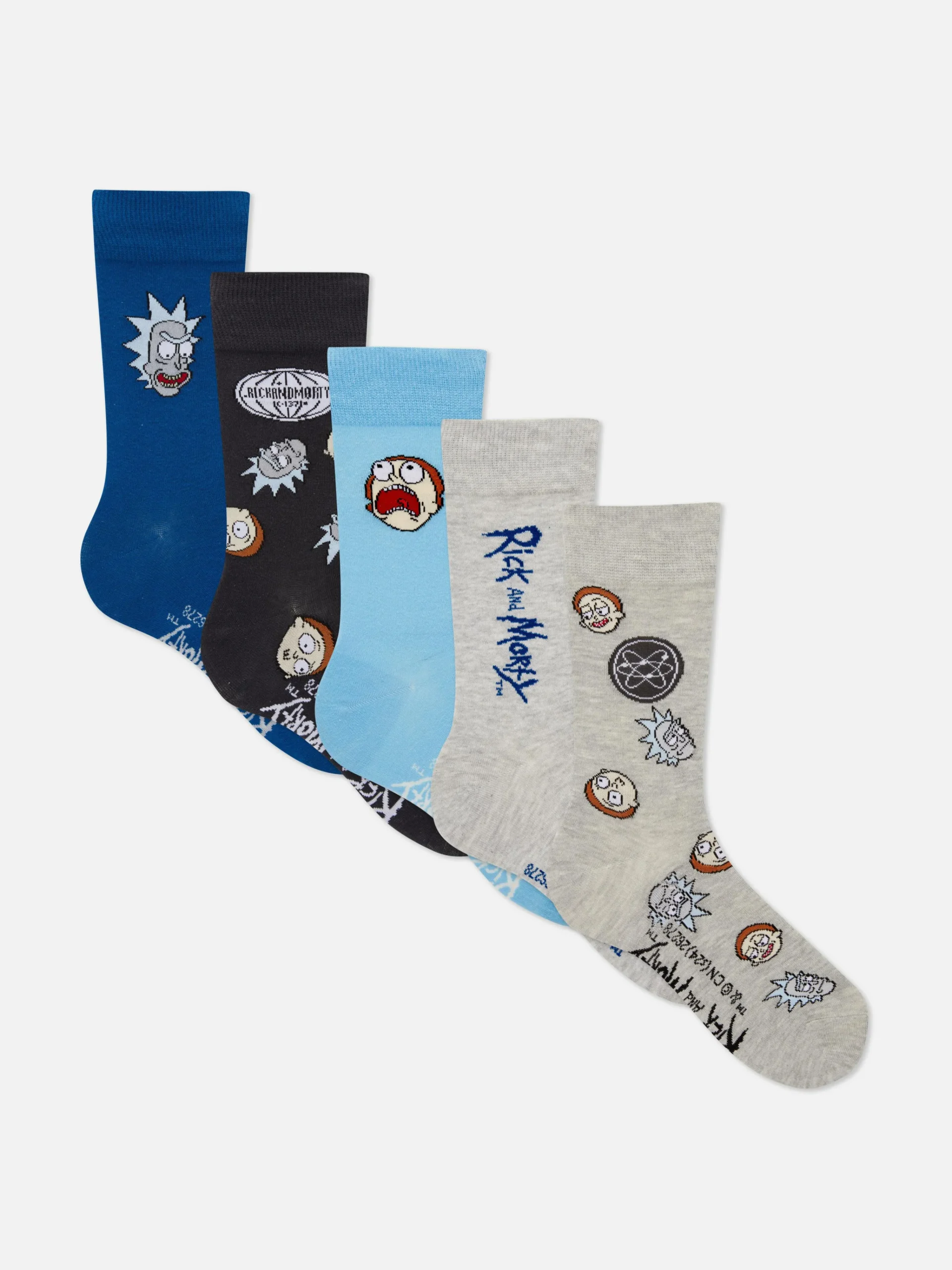 5-Pack Rick And Morty Socks|Primark Sale