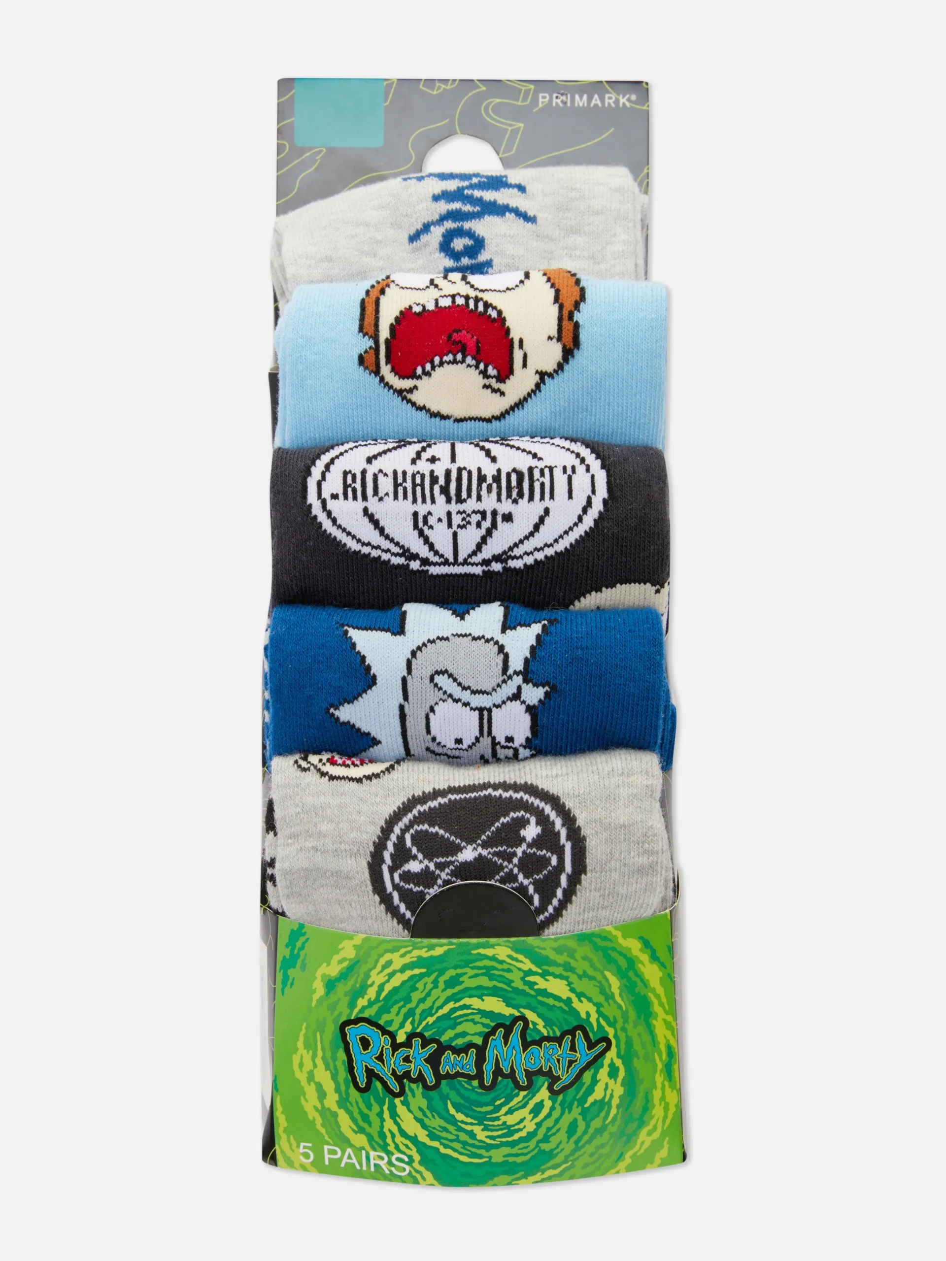 5-Pack Rick And Morty Socks|Primark Sale