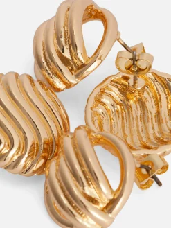 2-Pack Rita Ora Sculptural Chunky Studs|Primark Discount