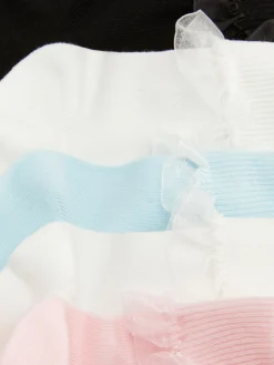 5-Pack Ruffle Trim Socks|Primark