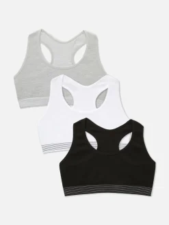 3-Pack Seamless Racerback Crop Tops|Primark Hot