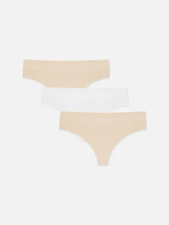 3-Pack Seamless Thongs|Primark Clearance