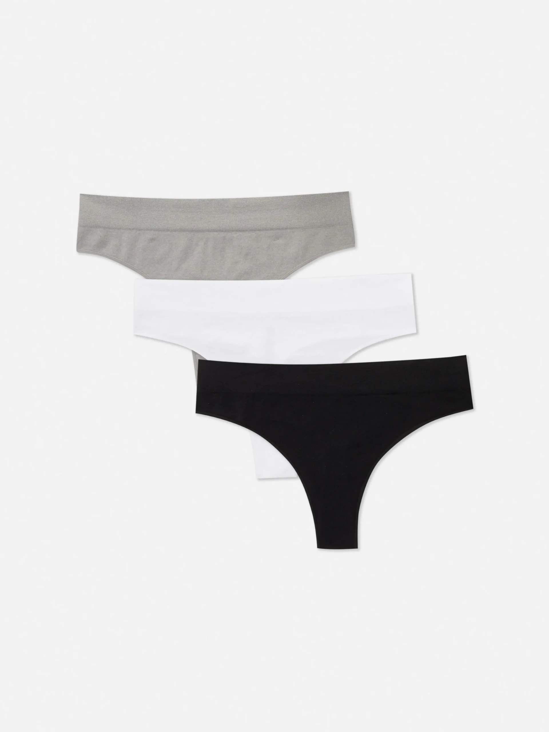 3-Pack Seamless Thongs|Primark Online