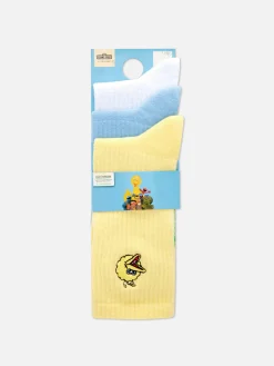 3-Pack Sesame Street Crew Socks|Primark Hot