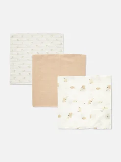 3-Pack Sheep Burp Cloths|Primark Discount