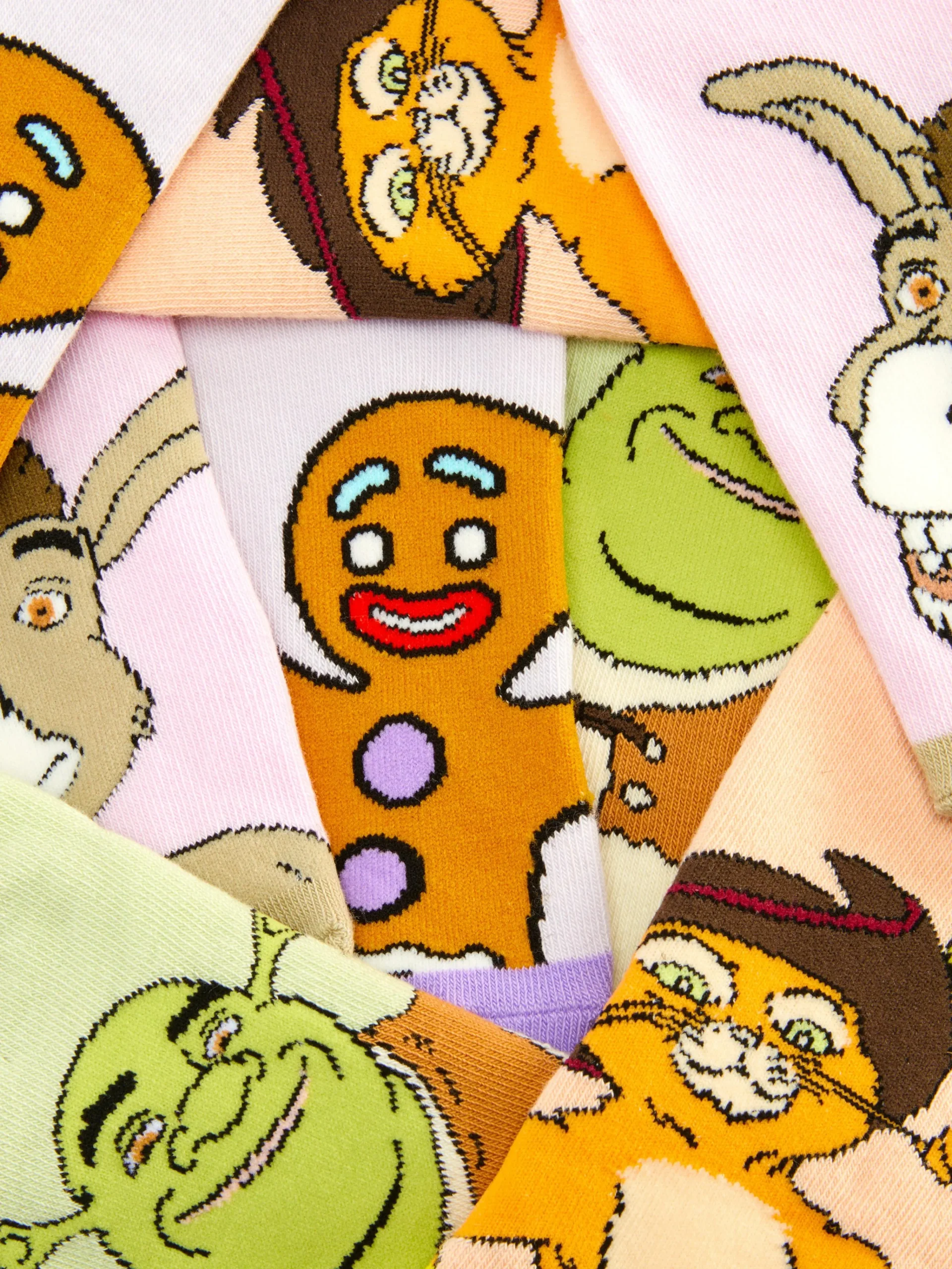 4-Pack Shrek Sneaker Socks|Primark Hot