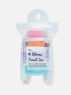 4-Pack Silicone Travel Jars|Primark Clearance