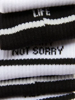5-Pack Slogan Crew Socks|Primark Discount