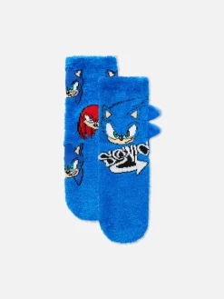 2-Pack Sonic The Hedgehog Cozy Socks|Primark Discount