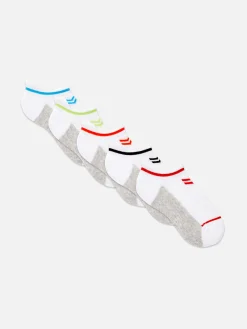 5-Pack Stripe Sneaker Socks|Primark Outlet