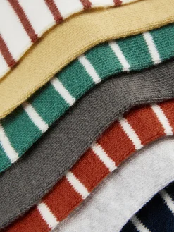 7-Pack Striped Ankle Socks|Primark Online