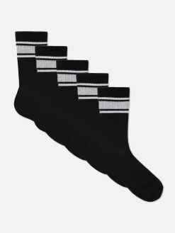5-Pack Striped Sports Socks|Primark