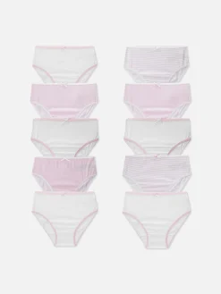 10-Pack Stripes And Stars Print Briefs|Primark Outlet