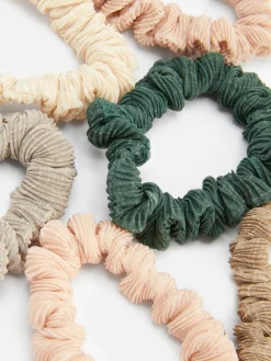 6-Pack Textured Micro Scrunchies|Primark Online