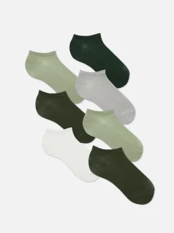 7-Pack Tonal Ankle Socks|Primark Online