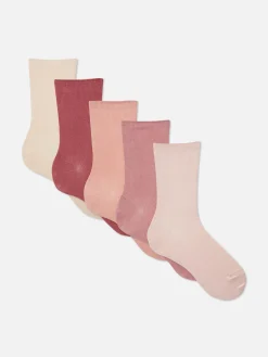 5-Pack Tonal Crew Socks|Primark Discount