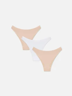 3-Pack Tonal Invisible Brazilian Briefs|Primark New