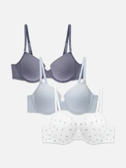 3-Pack T-Shirt Bras|Primark Discount