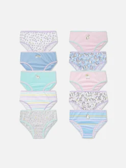 10-Pack Unicorn Graphic Briefs|Primark