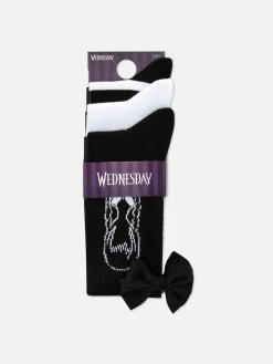 3-Pack Wednesday Addams Crew Socks|Primark Online