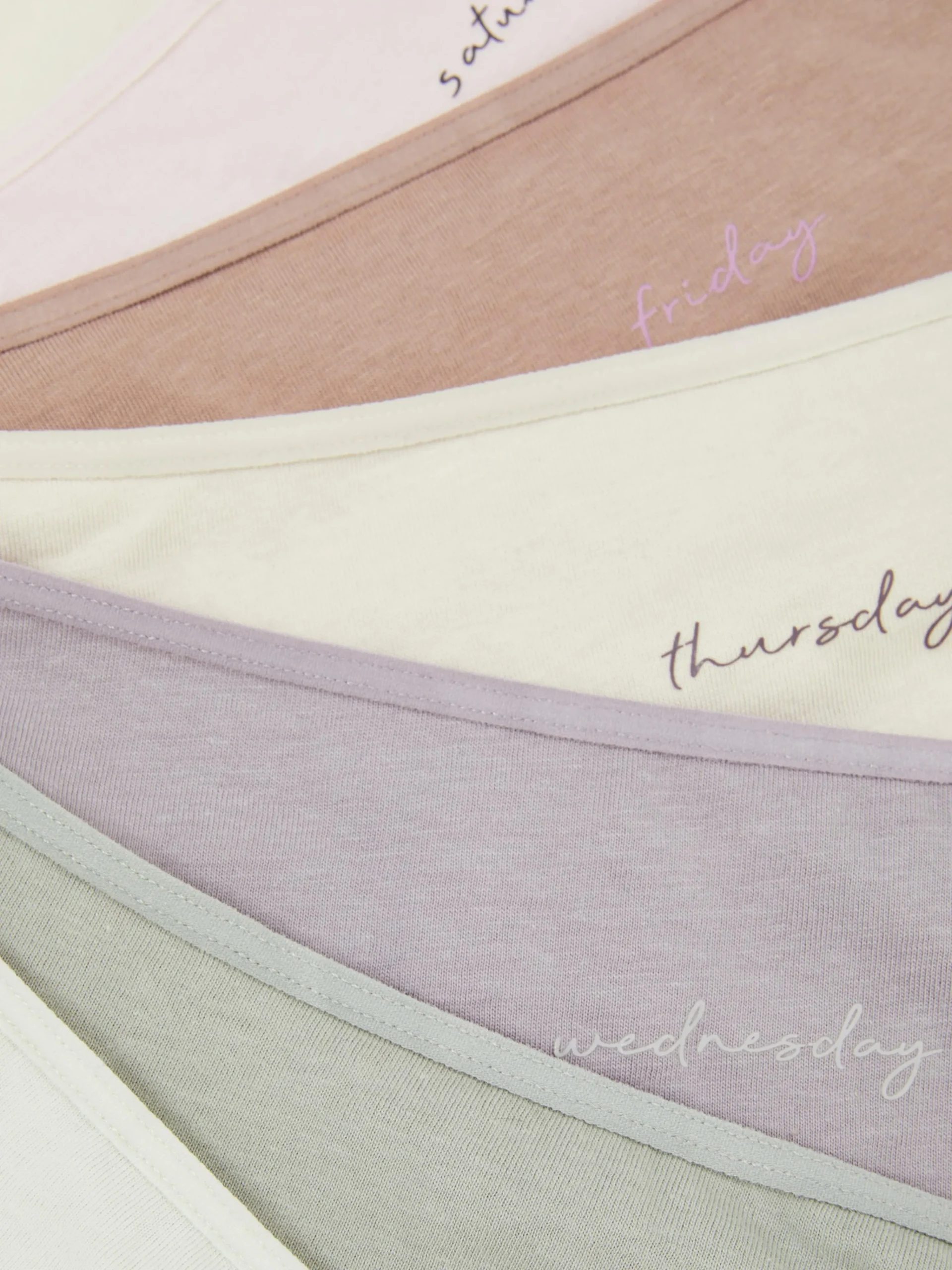 7-Pack Weekday Thongs|Primark