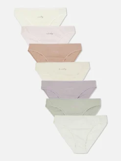 7-Pack Weekdays Mini Briefs|Primark Online