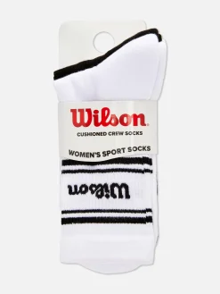3-Pack Wilson Cushioned Crew Socks|Primark Online