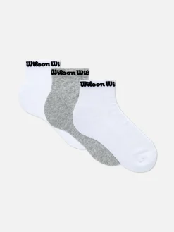 3-Pack Wilson Quarter Crew Socks|Primark Online