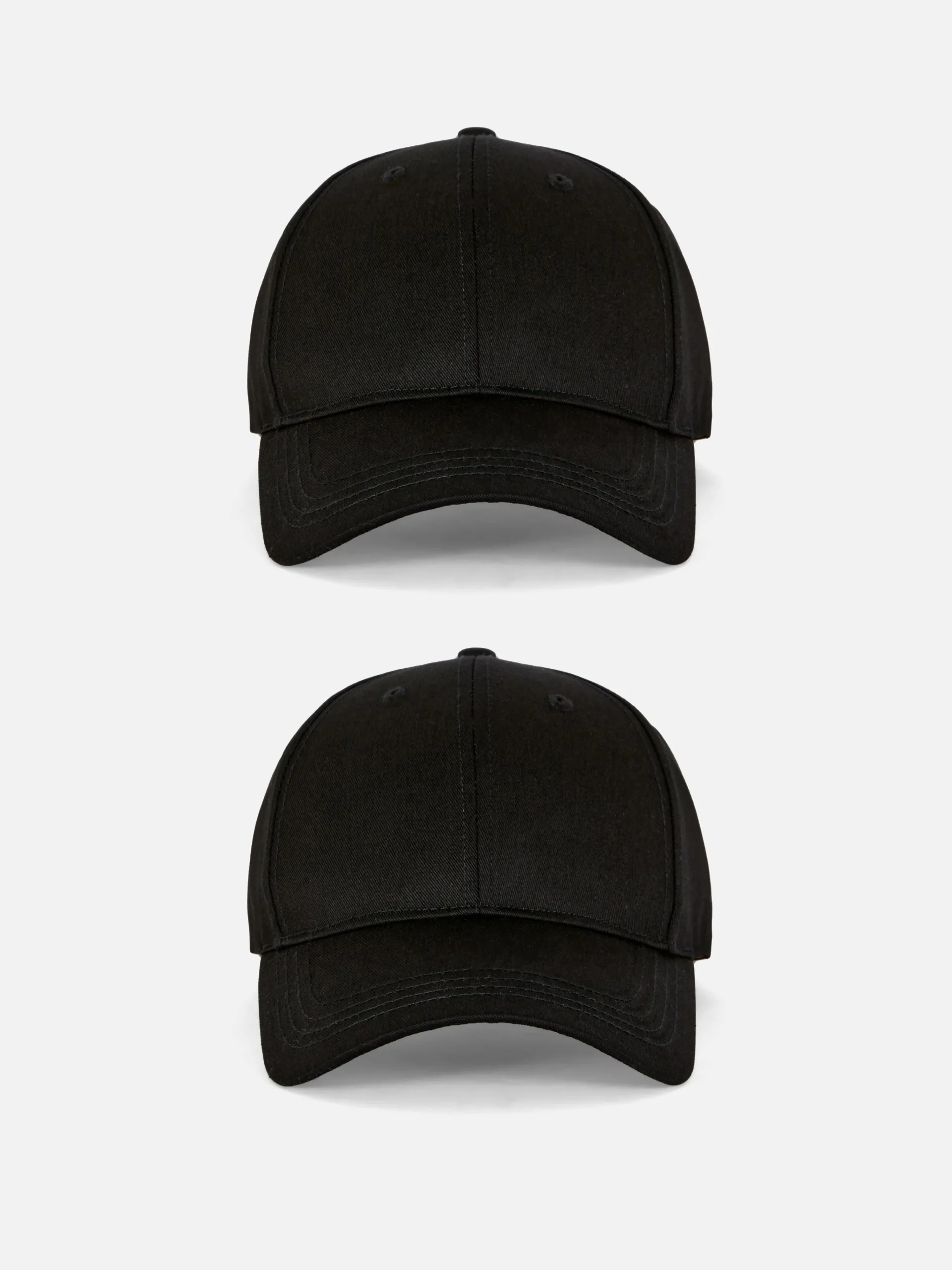 2-Pack Woven Baseball Caps|Primark Sale