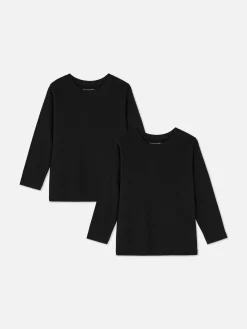 2-Pack Younger Boy Long Sleeve T-Shirts|Primark Clearance